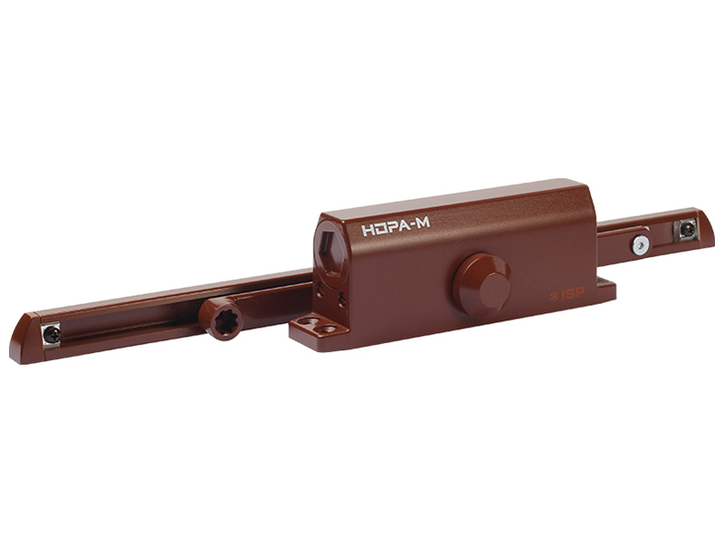 Доводчик дверной Нора-М 450 Slider ISPARUS, 110-150 кг, Коричневый (19306)