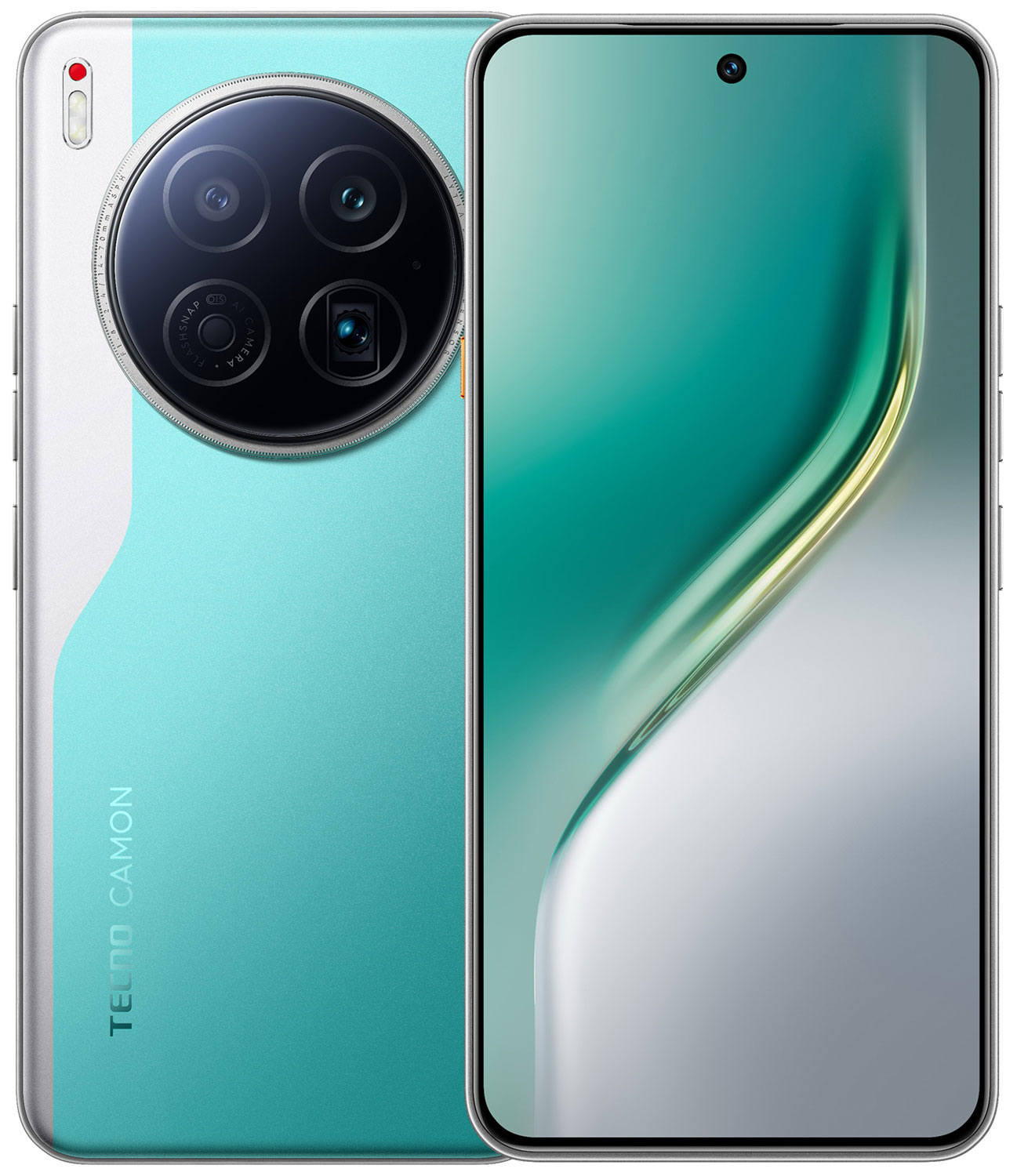 Смартфон Tecno CAMON 40 Premier 5G 256Гб 12Гб зеленый