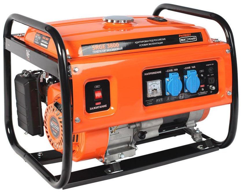 Электрический генератор и электростанция Patriot Max Power SRGE 3800