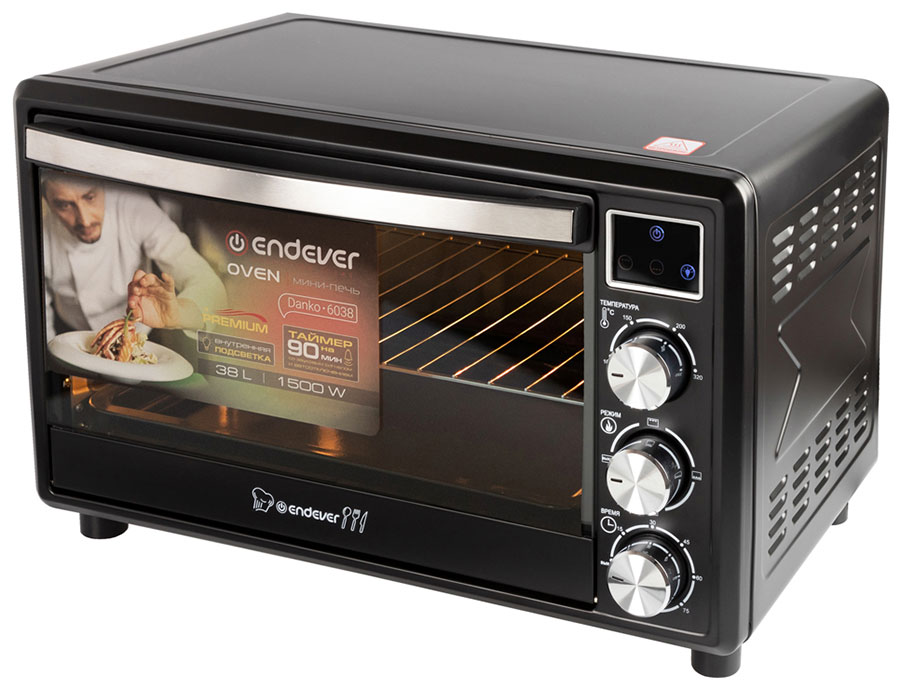 Мини-печь Endever Danko 6038 90214 черный