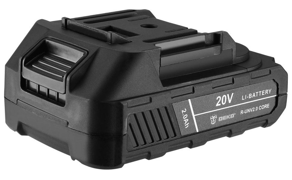 Аккумулятор  Deko R-UNV2.0 CORE, Li-ion 20В, 2.0А*ч, черный