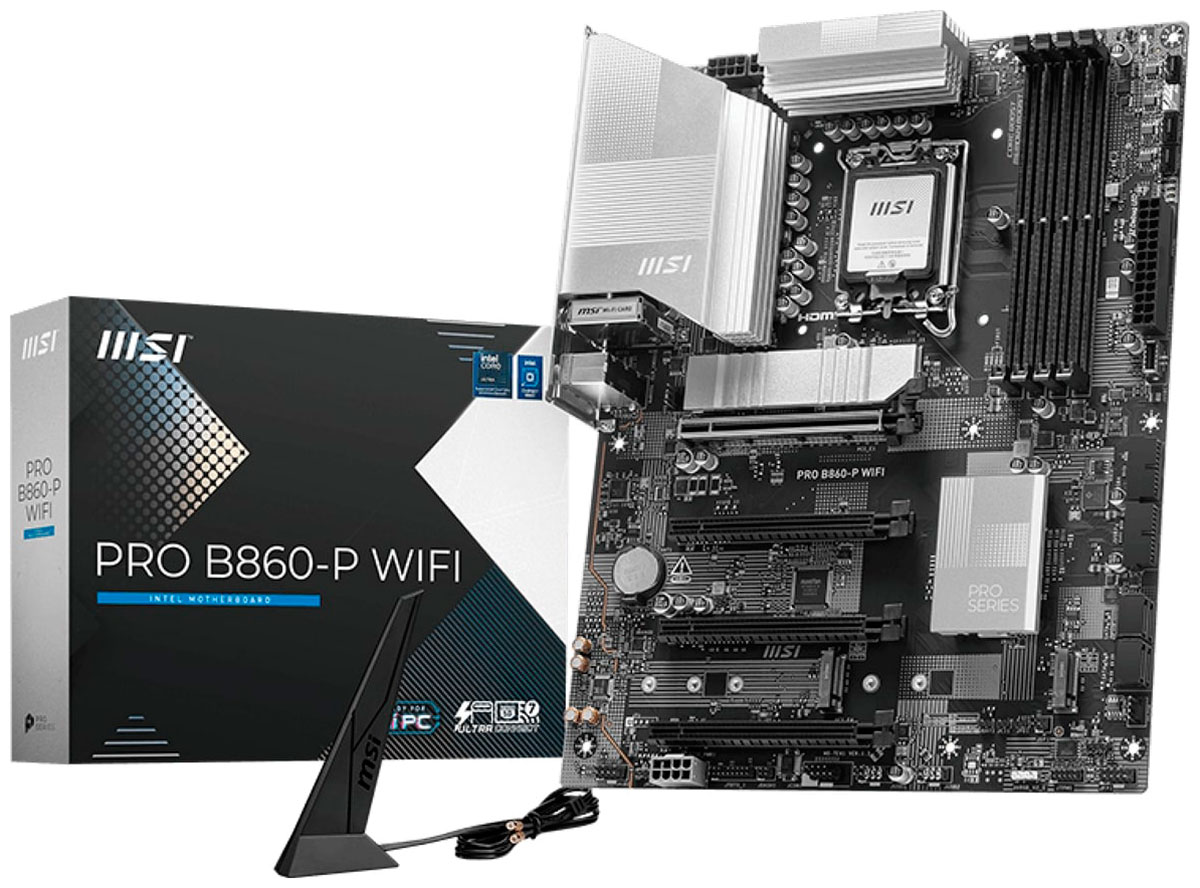 Материнская плата MSI PRO B860-P WIFI (LGA1851, ATX)