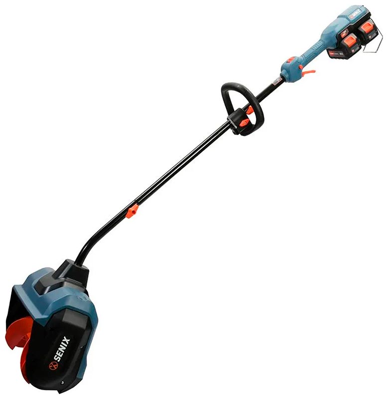 Аккумуляторная лопата Senix X2, 2*20В, снегоуборщик, 33см, 750Вт