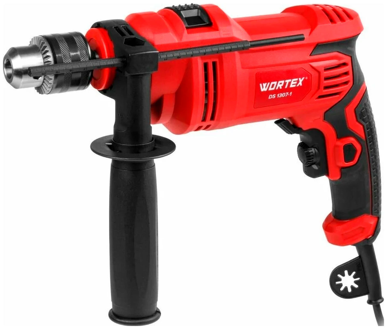 Дрель ударная  Wortex DS 1307-1 в кор.