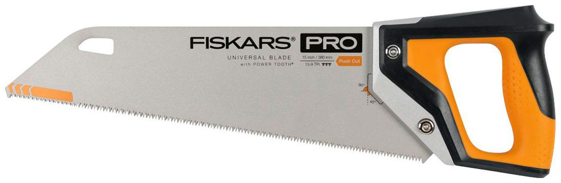 Ножовка по дереву Fiskars PowerTooth 1062930