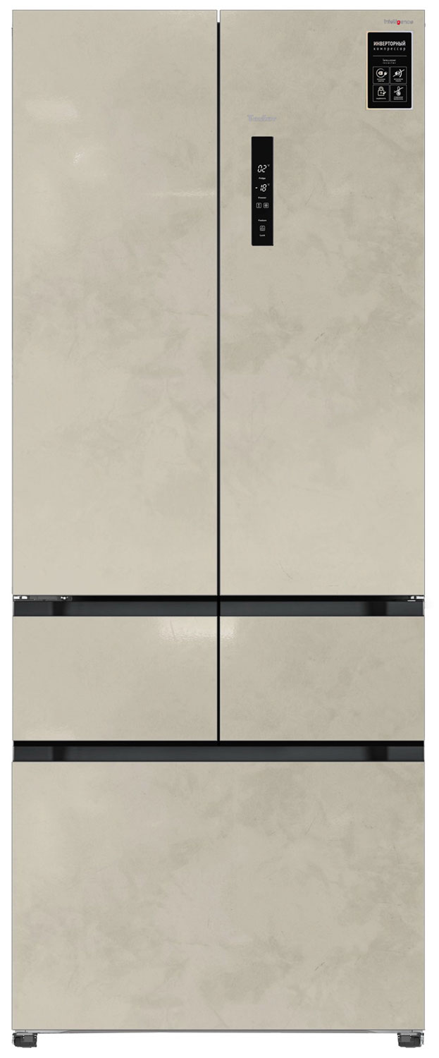 Многокамерный холодильник Tesler RFD-427BI MARBLE BEIGE