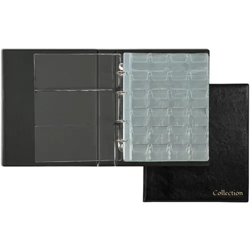 Папка на кольцах Silwerhof Create 4шт колец, D-образные , ПВХ, 0.6мм, черный