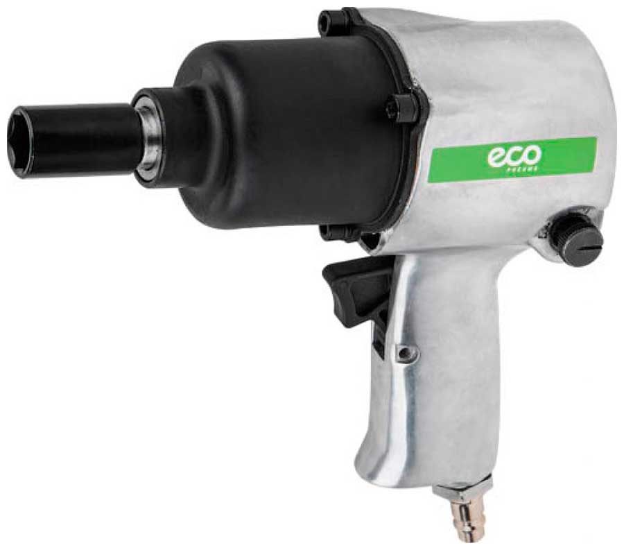 Пневмогайковерт  Eco AIW-610, с лубрикатором и головками