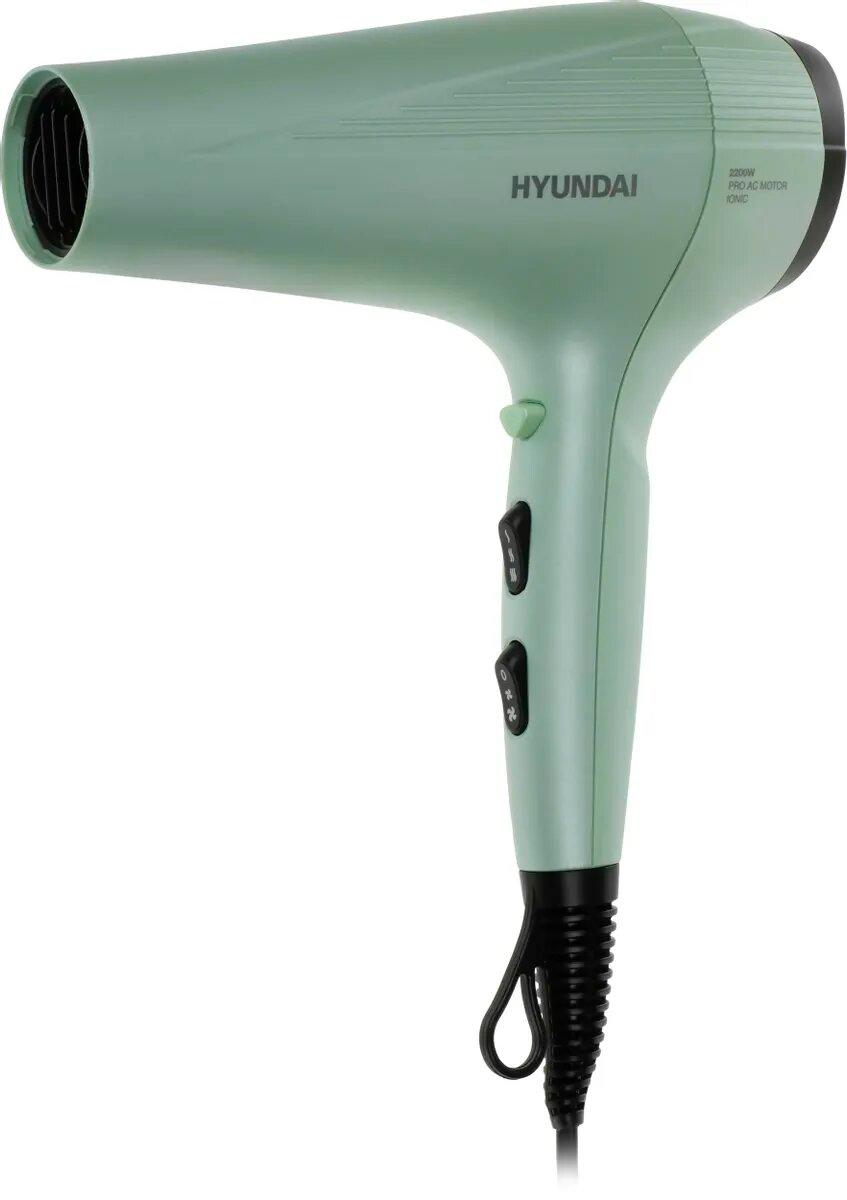 Фен Hyundai (H-HDI0766) 2200 Вт, оливковый