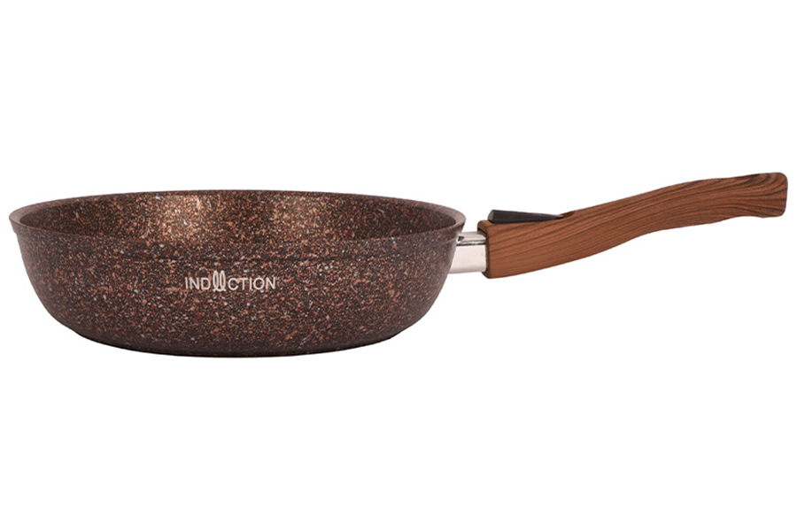 Сковорода Kukmara со съемной ручкой Granit ultra Induction red, (сгаи282а)