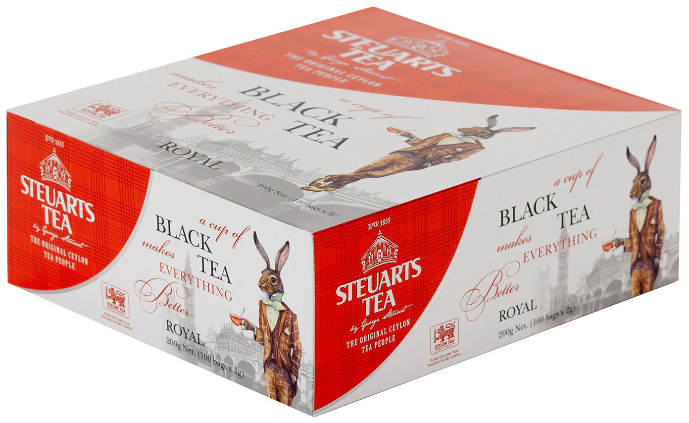 Чай черный Steuarts Black Tea Royal 100 пак.