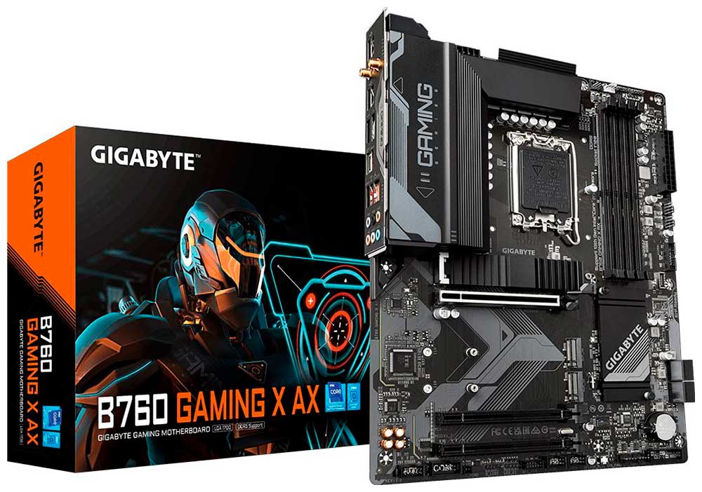 Материнская плата Gigabyte B760 GAMING X (LGA1700, ATX)