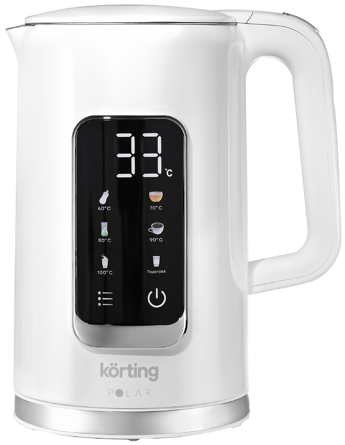 Чайник электрический Korting KWK 0905 Polar белый