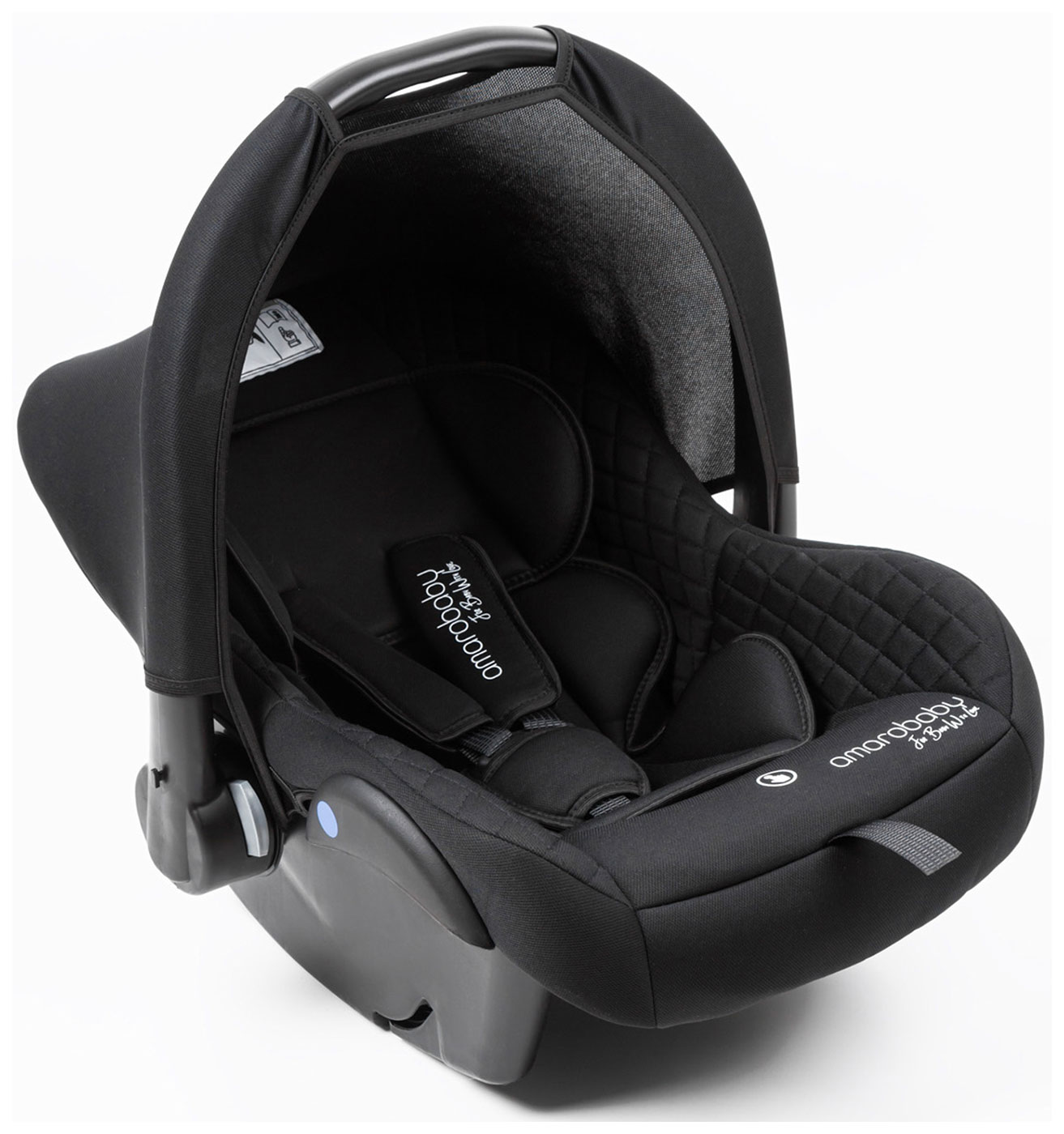 Автокресло Amarobaby Baby comfort, группа 0+, черный (AB222008BC/09)