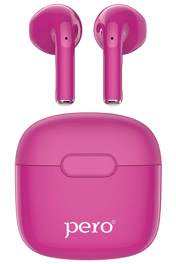 Беспроводные наушники Pero TWS05 COLORFUL, Burgundy