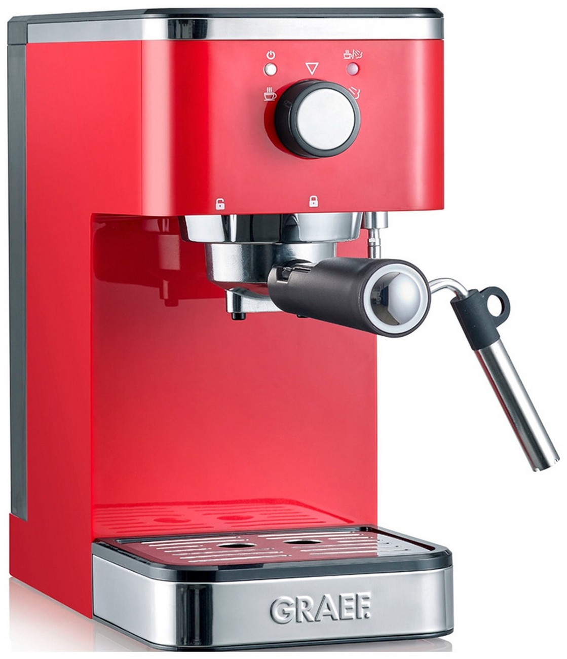 Кофеварка Graef Salita ES 403 rot, мощность 1400 Вт, 15 бар, красный