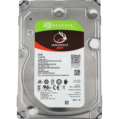 Жесткий диск Seagate Ironwolf ST8000VN004, 8ТБ, HDD, SATA III, 3.5"