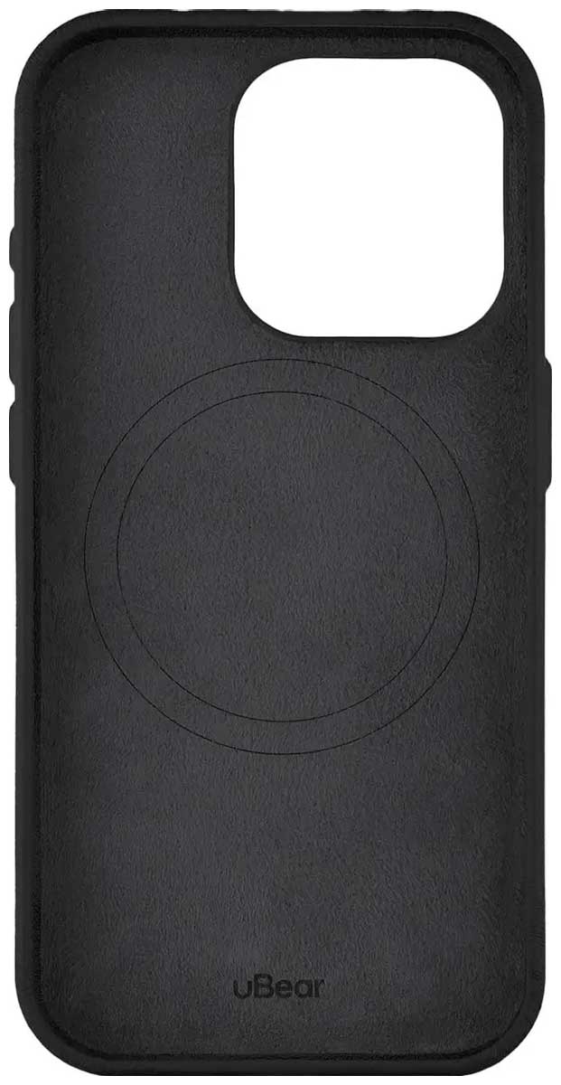 Чехол для мобильного телефона uBear Capital Case для iPhone 15 Pro, черный (CS304BL61PCP-I23M)