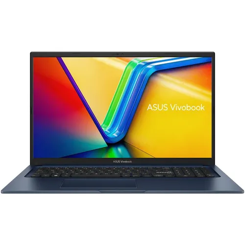 Ноутбук ASUS Vivobook 17 X1704VA-AU982, 17.3", IPS, Intel Core 5 120U 1.4ГГц, 10-ядерный, 16ГБ DDR5, 512ГБ SSD, Intel Graphics, без операционной системы, синий [90nb13x2-m00ml0]