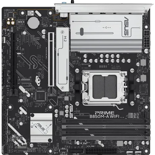 Материнская плата ASUS PRIME B850M-A WIFI, Socket AM5, AMD B850, mATX, Ret