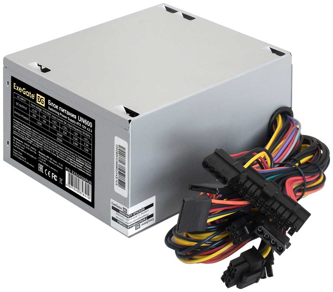 Блок питания ExeGate UN600 (EX244556RUS) 600W