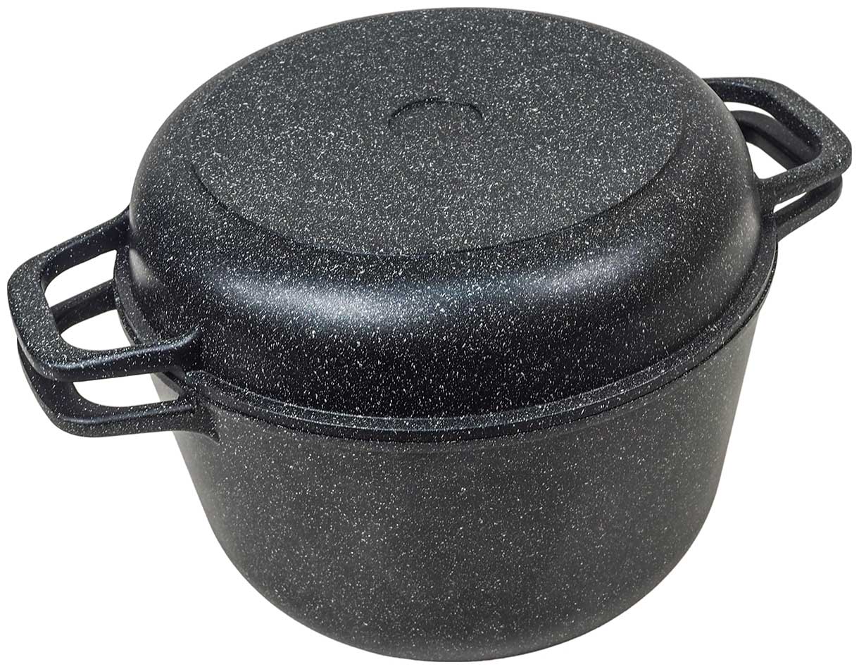 Казан Panairo Expa induction с крышкой-сковородой, 5 л, индукция (Exp-KAZ-5-AL-K/skv-I)