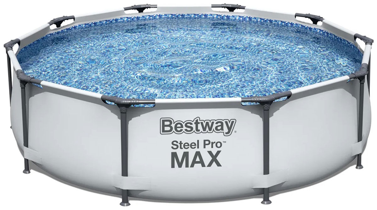 Каркасный бассейн BestWay Steel Pro Max, 305х76 см, 4678 л, фильтр-насос 1249 л/ч (56408 BW)