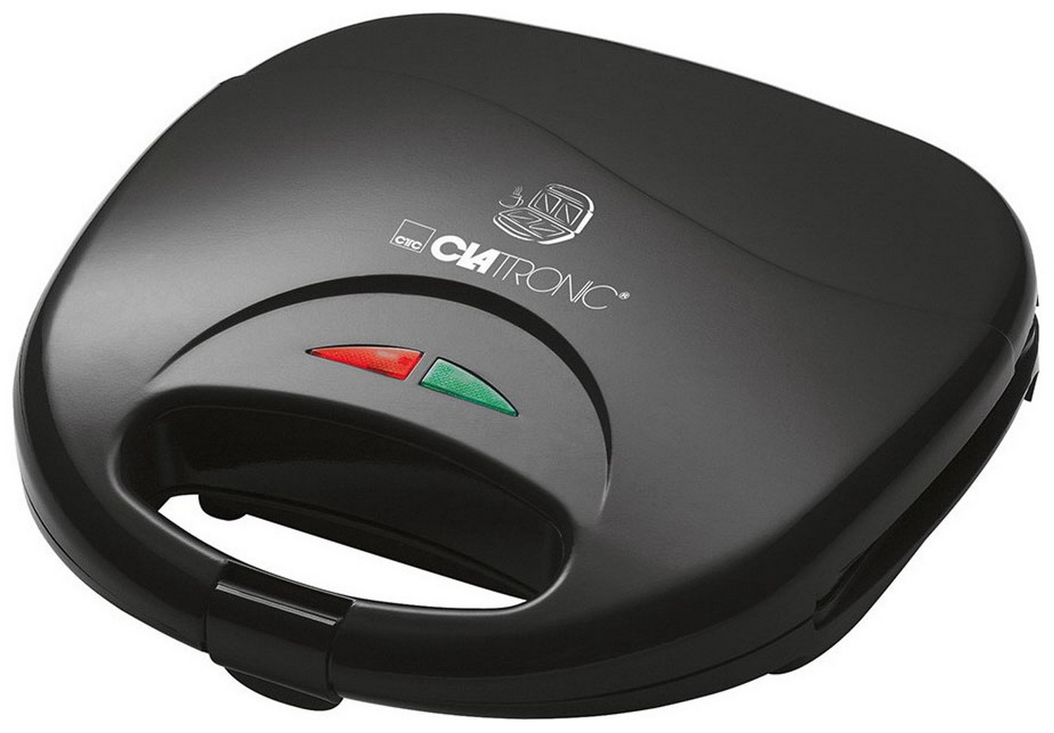 Бутербродница Clatronic ST 3477 schwarz, мощность 750 Вт, антипригарное покрытие