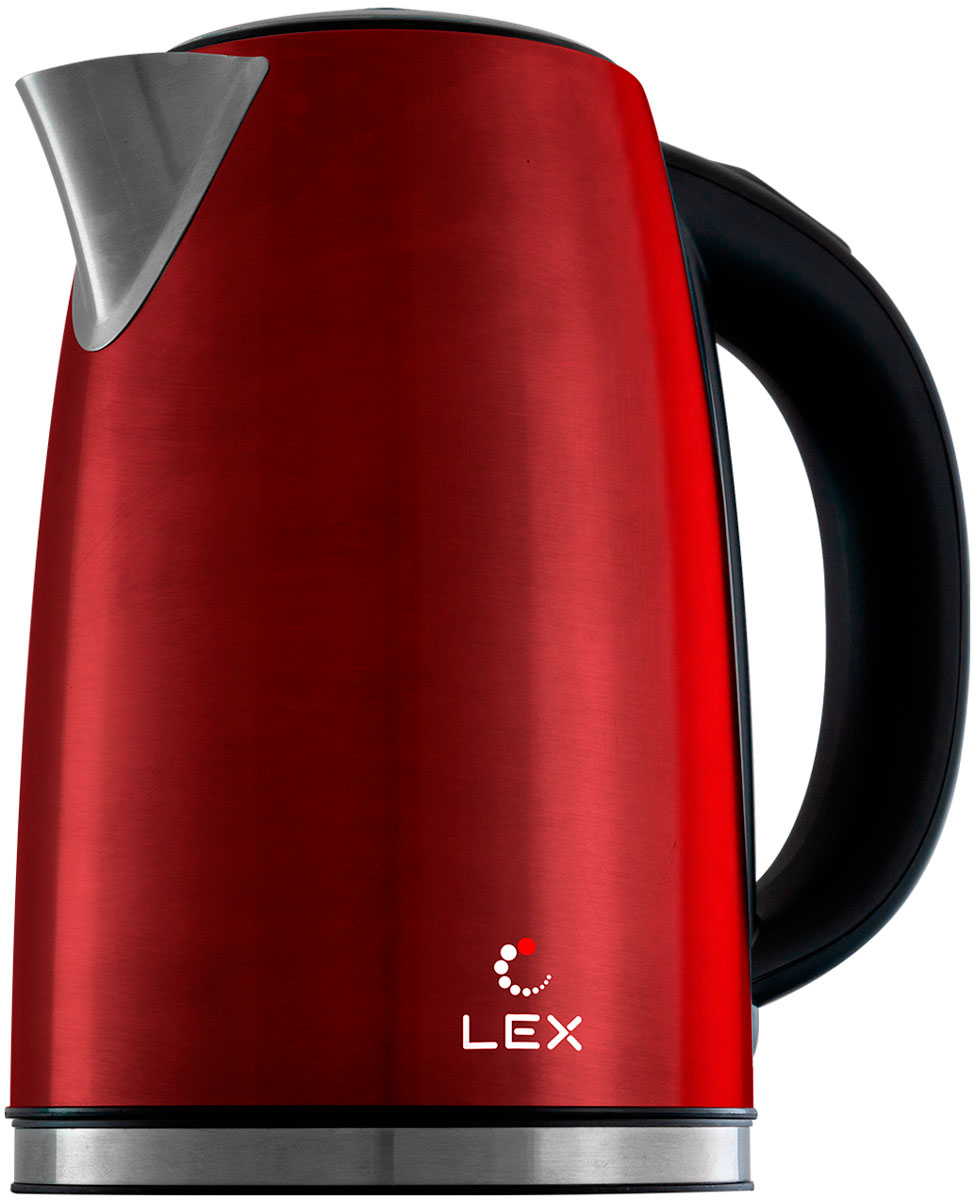 Чайник электрический LEX LX 30021-2 стальной (красный)