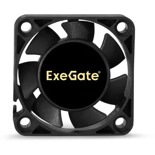 Вентилятор EXEGATE EX166186RUS 40мм, 3-pin, 5000об/мин, 24 дБ, черный, Bulk