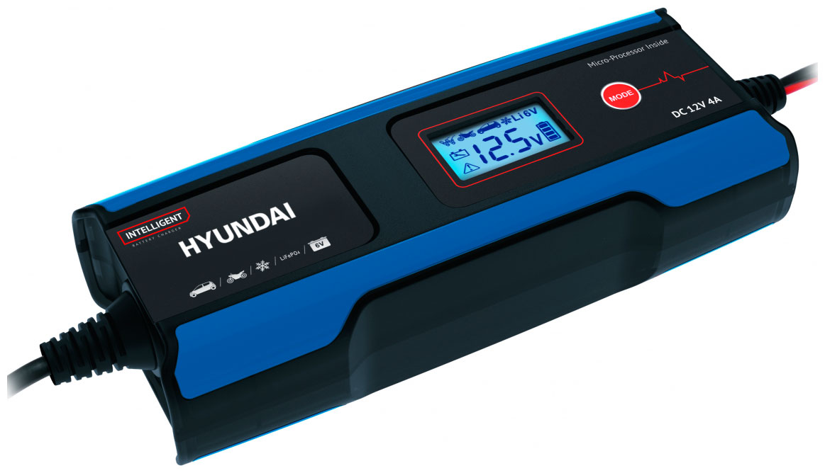 Автомобильное зарядное устройство Hyundai HY 410, синий