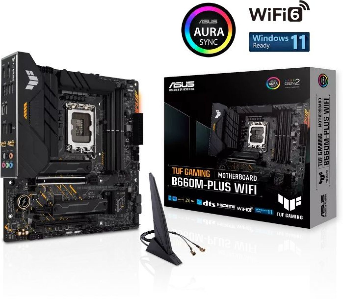 Материнская плата Asus TUF GAMING B660M-PLUS WIFI (LGA1700, mATX)