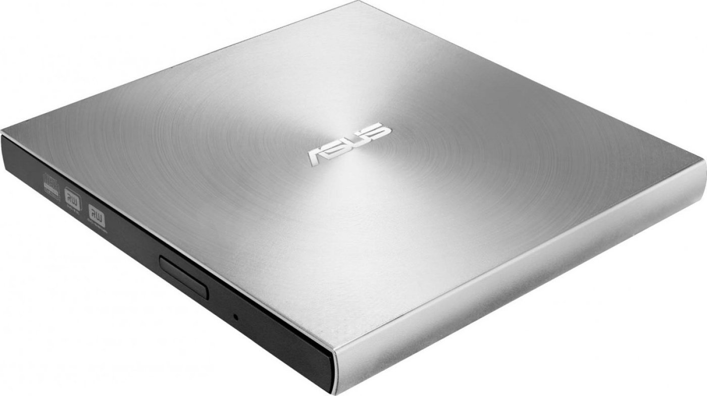 Оптический привод Asus DVD-RW SDRW-08U7M-U ultra slim (SDRW-08U7M-U/SIL/G/AS) серебристый