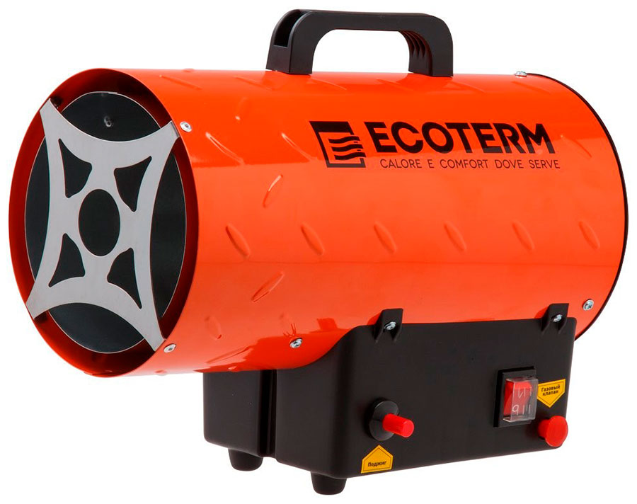 Тепловая пушка газовая Ecoterm GHD-101 (10 кВт, 320 куб.м/час)