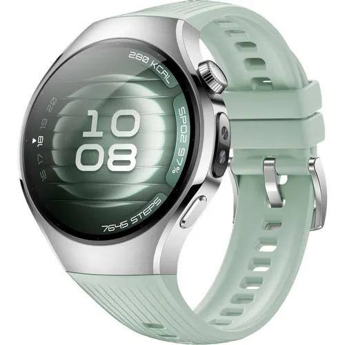 Смарт-часы Huawei Watch 5 Soc-L19F, 42мм, 1.38", с SIM, зеленый/серебристый