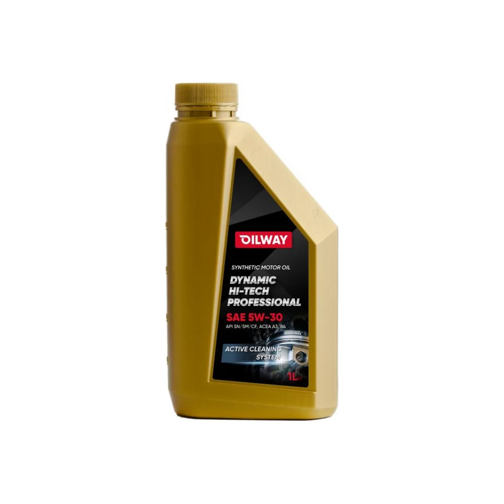 Синтетическое моторное масло OILWAY Dynamic Hi-Tech Professional 5W-30, API SN/CF 4670030170019