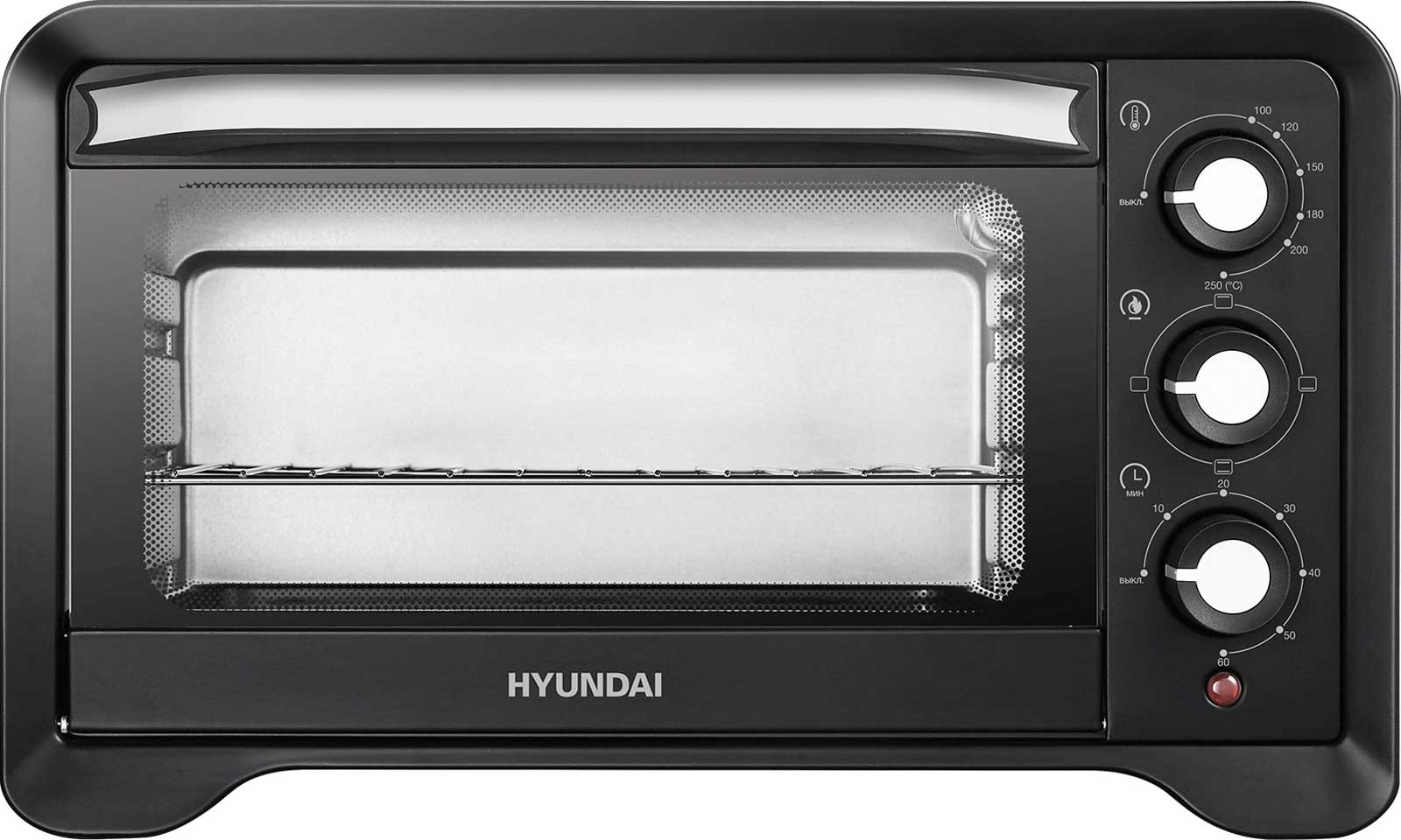 Мини-печь Hyundai MIO-HY103 20 л., 1380 Вт, черный