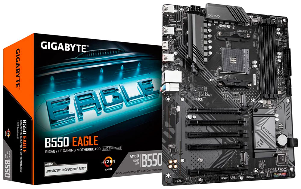 Материнская плата Gigabyte B550 EAGLE (AM4, ATX)