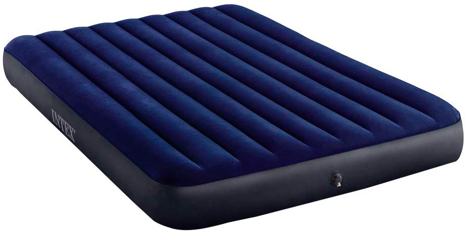 Надувной матрас Intex Classic Downy Airbed Fiber-Tech, 152х203х25 64759