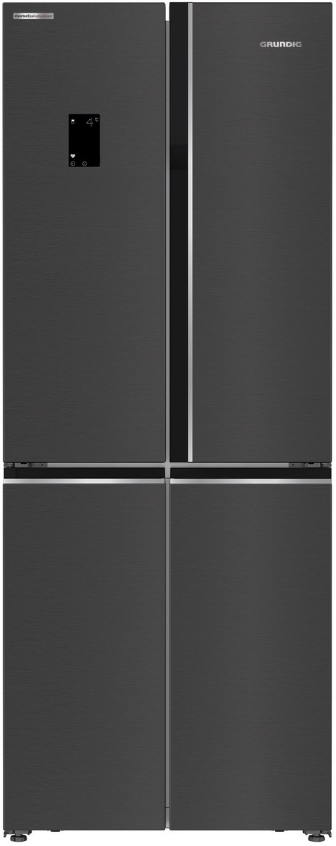 Многокамерный холодильник Grundig GQN20110FXBR, антрацитовый, 480 л