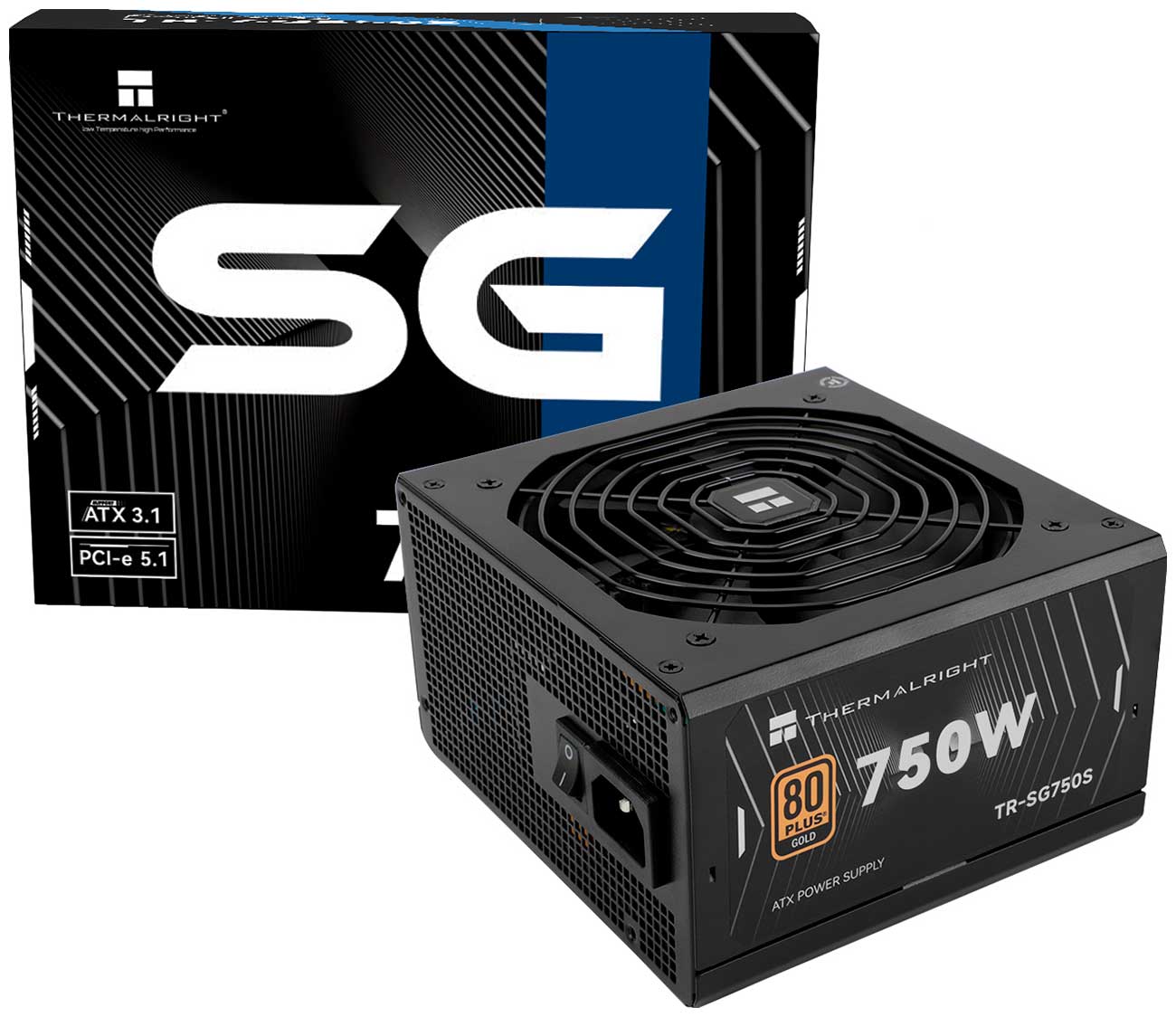 Блок питания Thermalright 750W Gold ATX 3.1 (TR-SG 750S)
