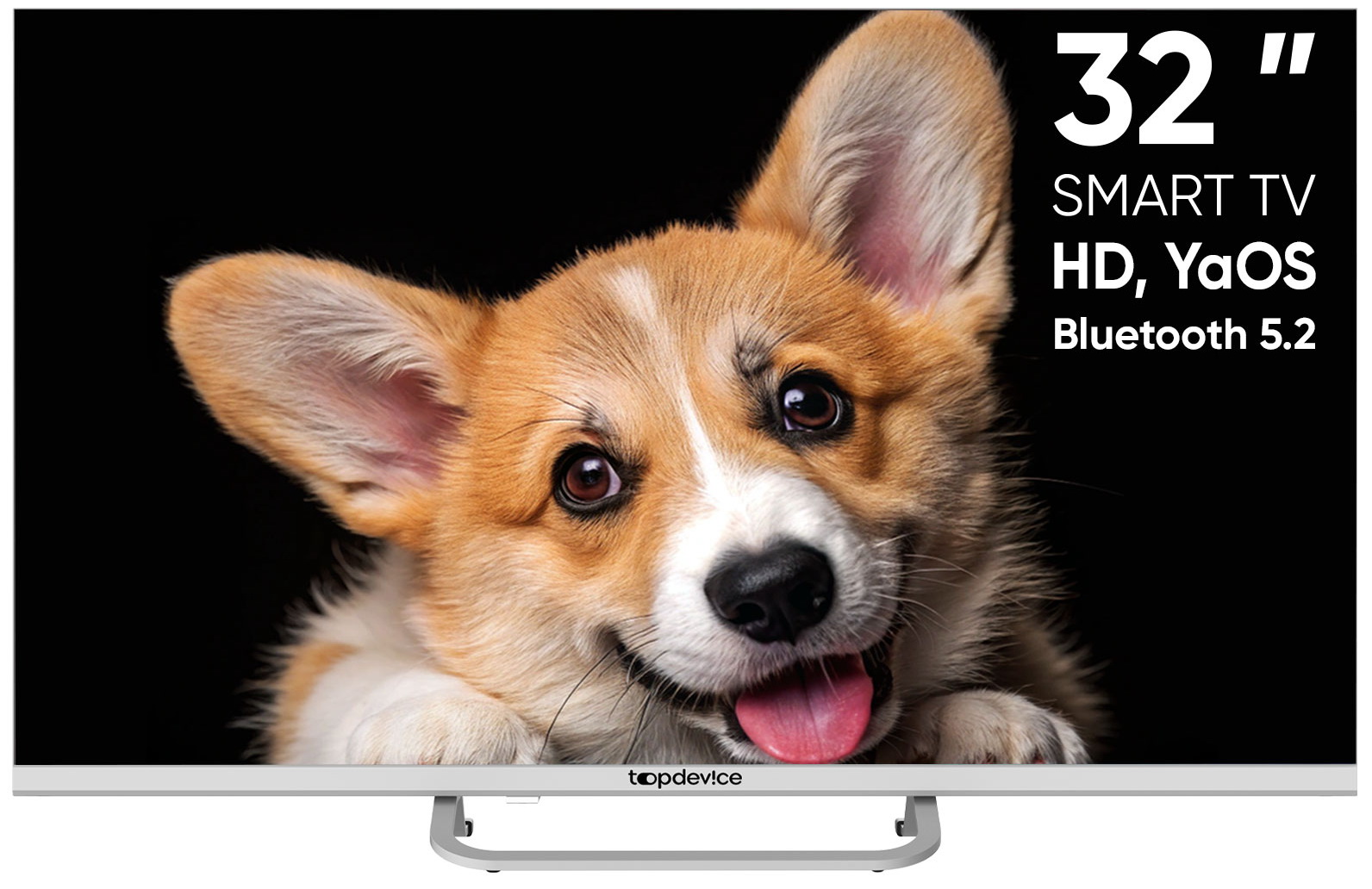 Телевизор Topdevice 32" SMART TV, YaOS, CS03, HD (TDTV32CS03H_WE) белый