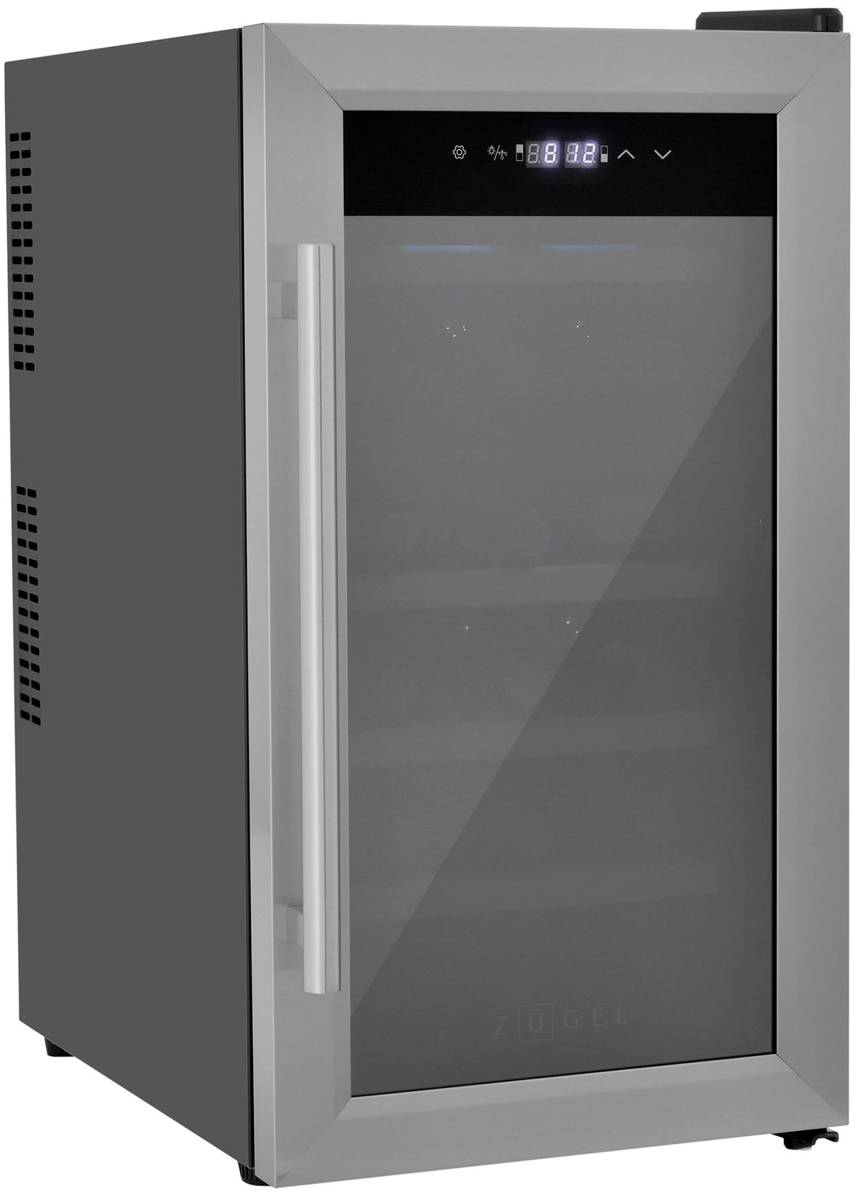 Винный шкаф Zugel ZTWF182DX нержавеющая сталь