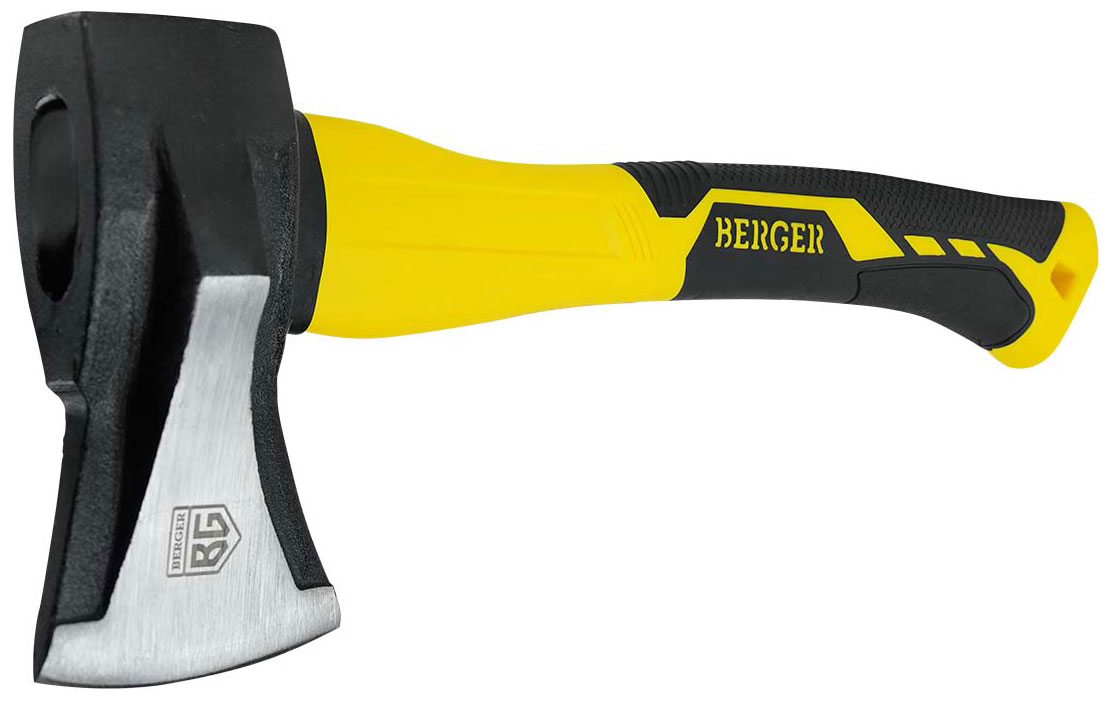Колун кованый Berger BG1524 1000 г., фиберглассовая рукоятка