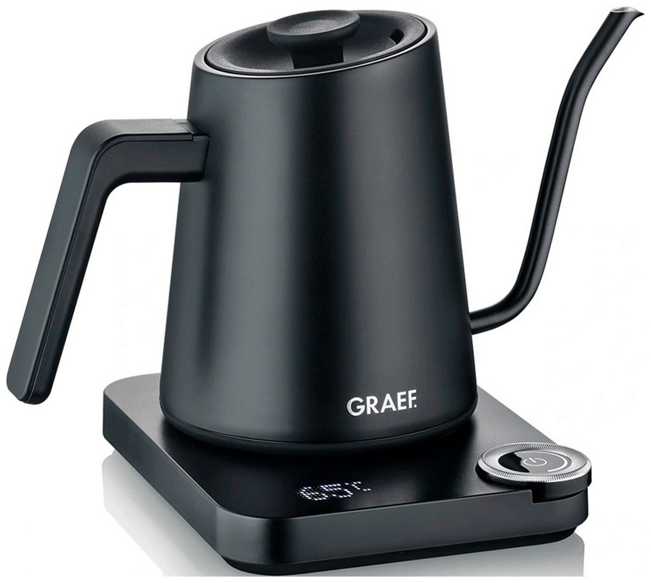 Чайник заварочный Graef GK 502, выбор температуры, 900 мл, черный