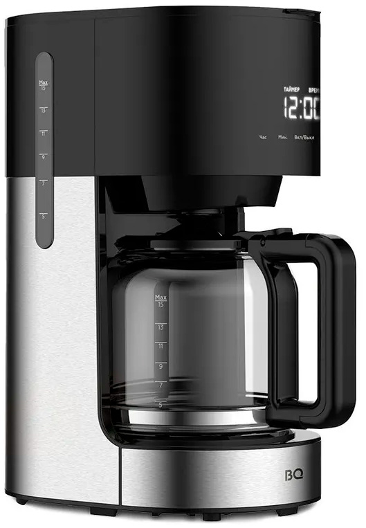 Кофеварка BQ CM1001 Черный-стальной