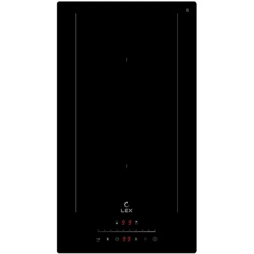 Индукционная варочная поверхность LEX EVI 321A BL, конфорок: 2 шт., стеклокерамика, независимая, черный