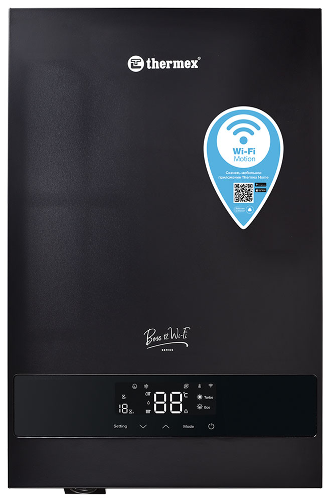 Электрический котел Thermex Boss 12 Wi-Fi (Black)