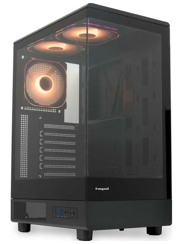 Компьютерный корпус HSPD F510 (F510-TGBK-ARGB)