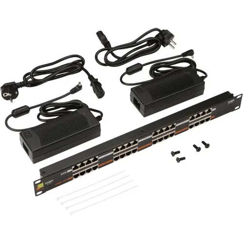 Патч-панель Lanmaster POE (LAN-PP16-POE/A2) 19" 1U 16xRJ45 кат.5e